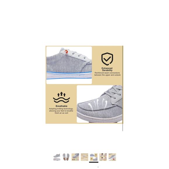 Pull Tp Men's Barefoot Wide Toe Box Shoes Slip on Walking Shoes for Men size 10 - Picture 5 of 9